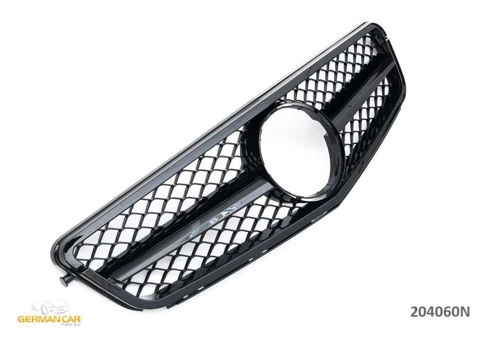 Grille Sport fits for Mercedes W204 C204 Coupe Gloss BlackSuitable for Mercedes Benz C-Class W204 (sedan) and S204 (T-model) year of construction 2007-2014 and C204 (Coupé) from year of construction 04/2011. Not suitable for C63 AMG and DistronicItem condition: New and originally packedAssembly: This grill is simply exchanged for the original grill