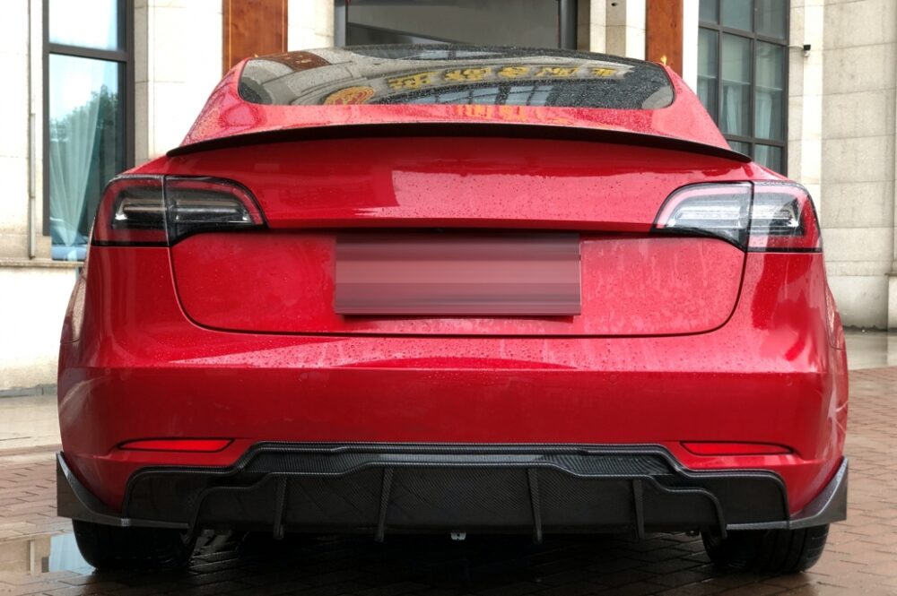 Papildomų apdailų komplektas Tesla Model 3 (Carbon Look) - Image 16