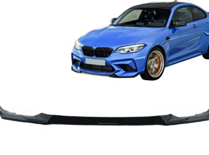 Priekinio bamperio papildoma apdaila skirta BMW M2 F87 (2016-2020) Juoda blizgi