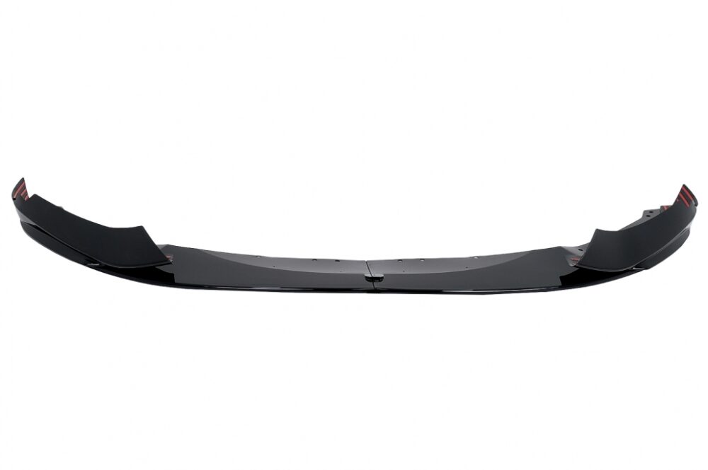Priekinio bamperio papildoma apdaila BMW 4 Serijai F32 / F33 / F36 Juoda blizgi - Image 2