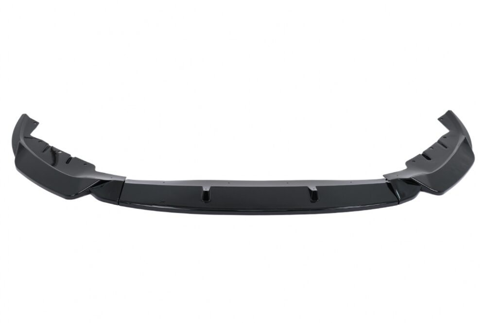 Priekinio bamperio papildoma apdaila BMW 5 Serijos G30 / G31 (LCI) M Sport Juodas blizgus - Image 2