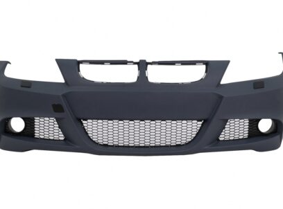 M-Sport priekinis bamperis BMW 3 Serijos E90 / E91 (Pre-LCI) Su žib. apiplovimu (Be PDC)