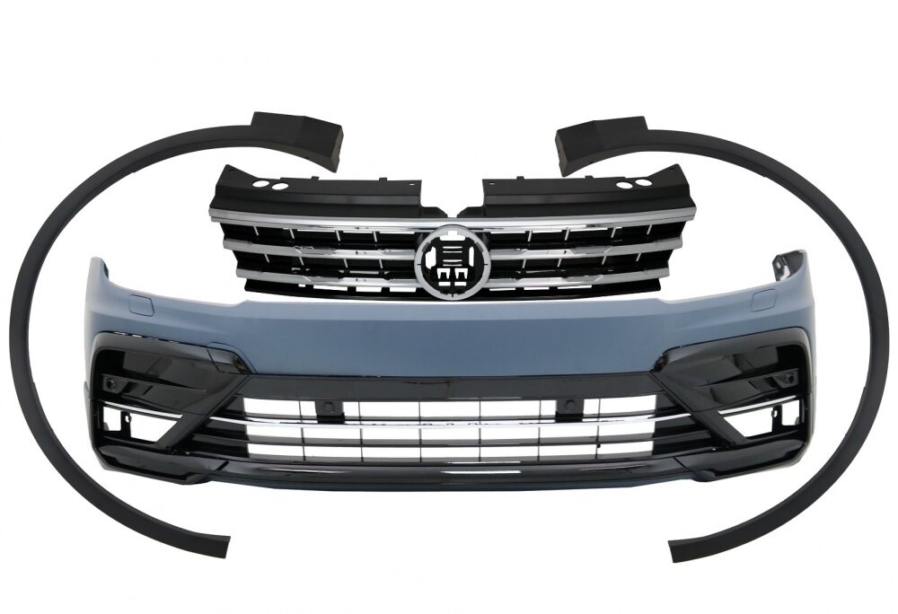 R-Line priekinio bamperio komplektas skirtas VW Tiguan MK2 AD/BW (2016-2019)