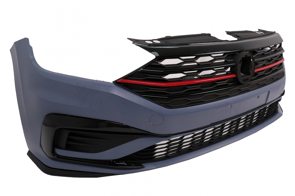 Priekinis bamperis su grotelėmis VW Jetta Mk7 (2019-2021) GLI dizainas - Image 3