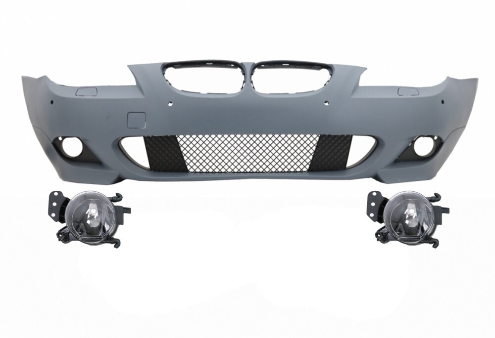 Priekinis M-Tech bamperis skirtas BMW 5 E60 / E61 LCI (2007-2010) Su PDC ir Žib. apiplovimais