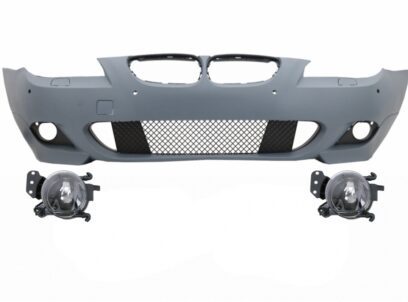 Priekinis M-Tech bamperis skirtas BMW 5 E60 / E61 LCI (2007-2010) Su PDC ir Žib. apiplovimais