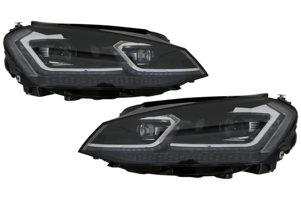 LED priekinių žibintų komplektas VW Golf 7 VII Pre-Facelift (7.5 Facelift R išvaizda)
