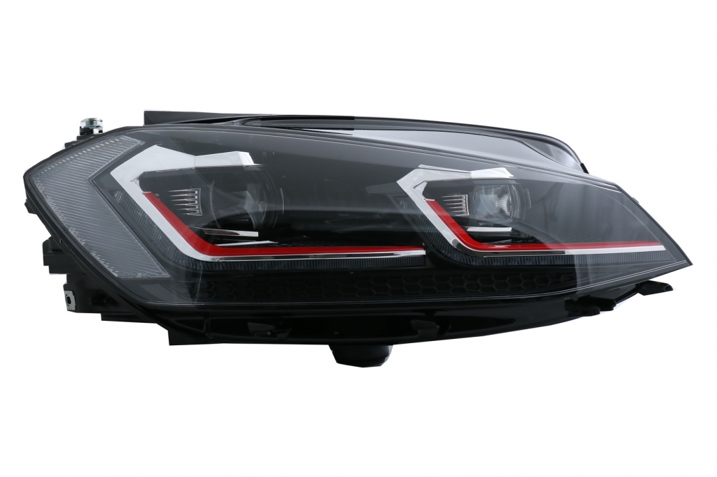 LED priekinių žibintų komplektas skirtas VW Golf 7.5 VII (Facelift) GTI išvaizda - Image 2