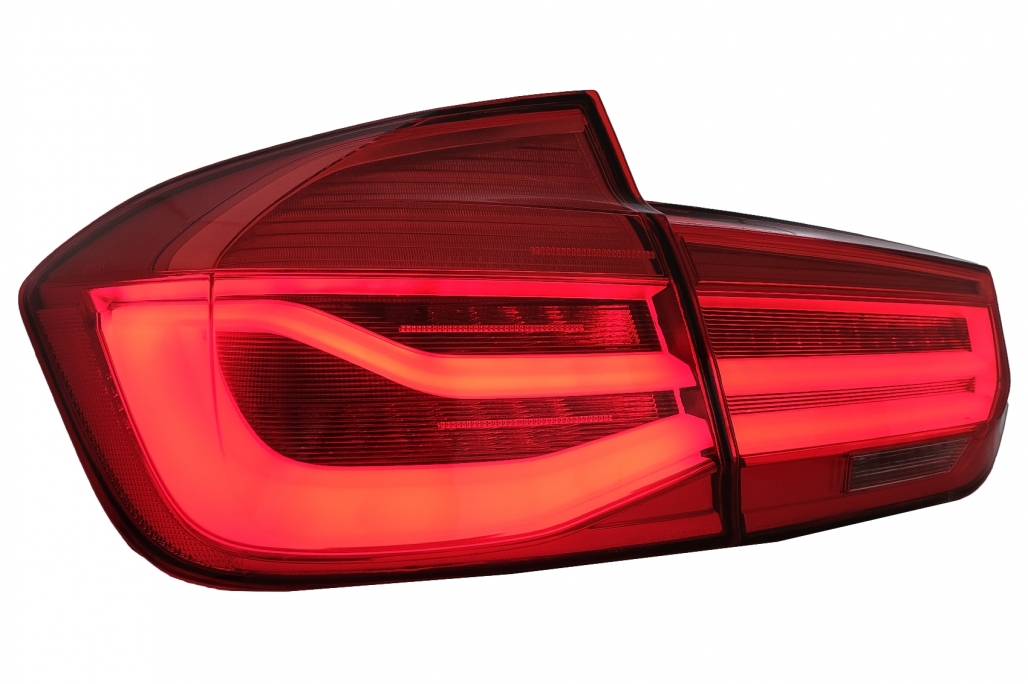 LED galiniai žibintai BMW 3 F30 Raudoni - Image 3