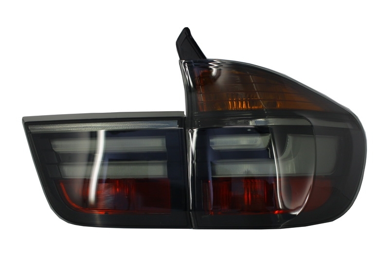 LED galiniai žibintai BMW X5 E70 (Pre-Facelift) LCI išvaizdos (Tamsinti) - Image 3