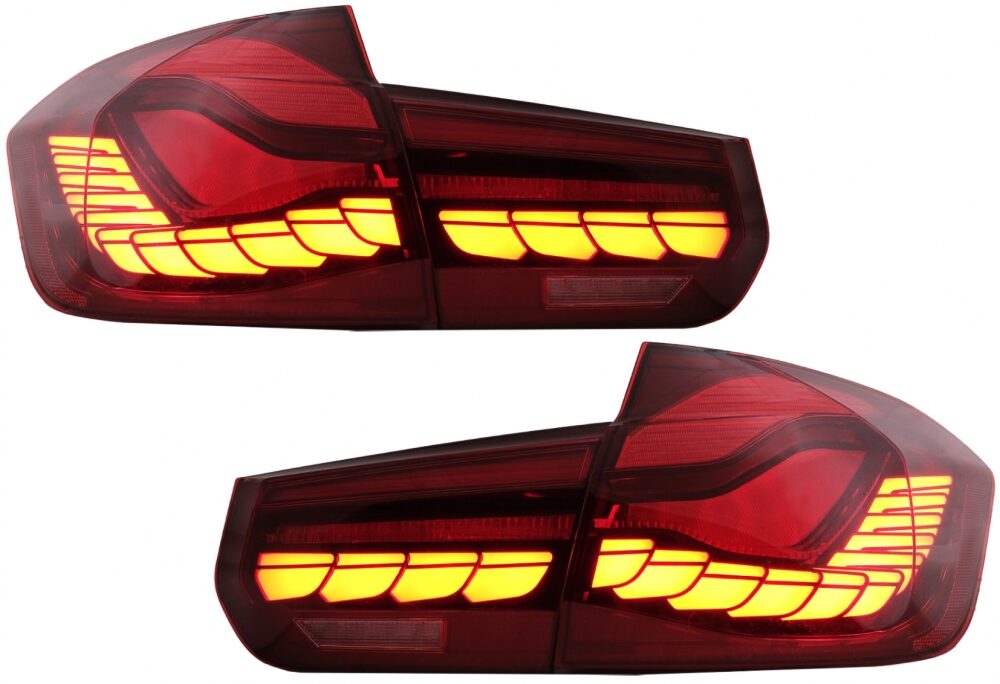 OLED galinių žibintų komplektas skirtas BMW 3 F30 / F35 / F80 (GTS dizainas)