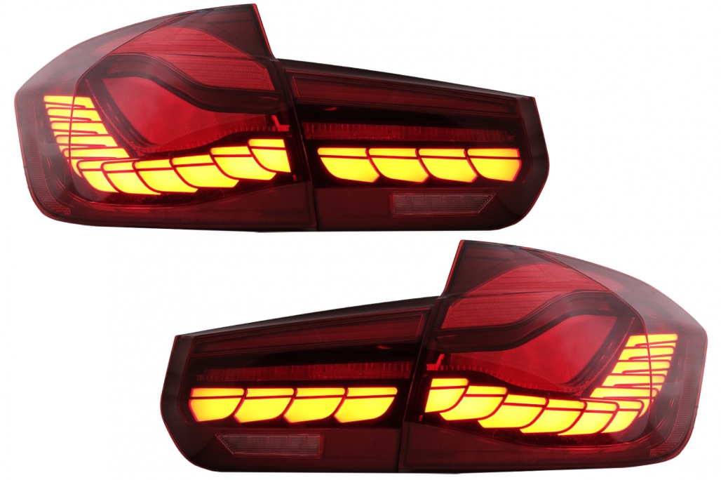 OLED galinių žibintų komplektas skirtas BMW 3 F30 / F35 / F80 (GTS dizainas)