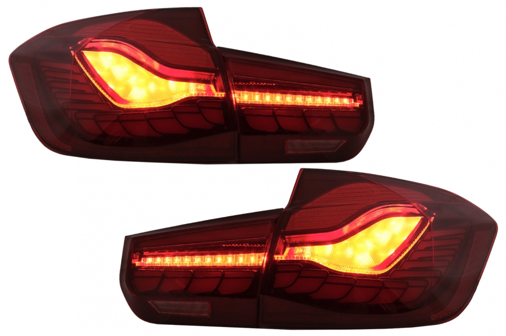 OLED galinių žibintų komplektas skirtas BMW 3 F30 / F35 / F80 (GTS dizainas) - Image 7