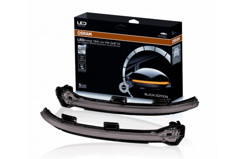 Osram dinaminės veidrodėlio posukio lemputės VW Golf 7 / 7.5 (Black Edition)