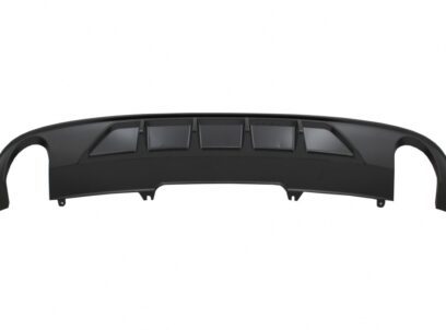 Galinio bamperio difuzorius valance Audi A4 B9 8W Standartiniui (Pre-Facelift) Juodas