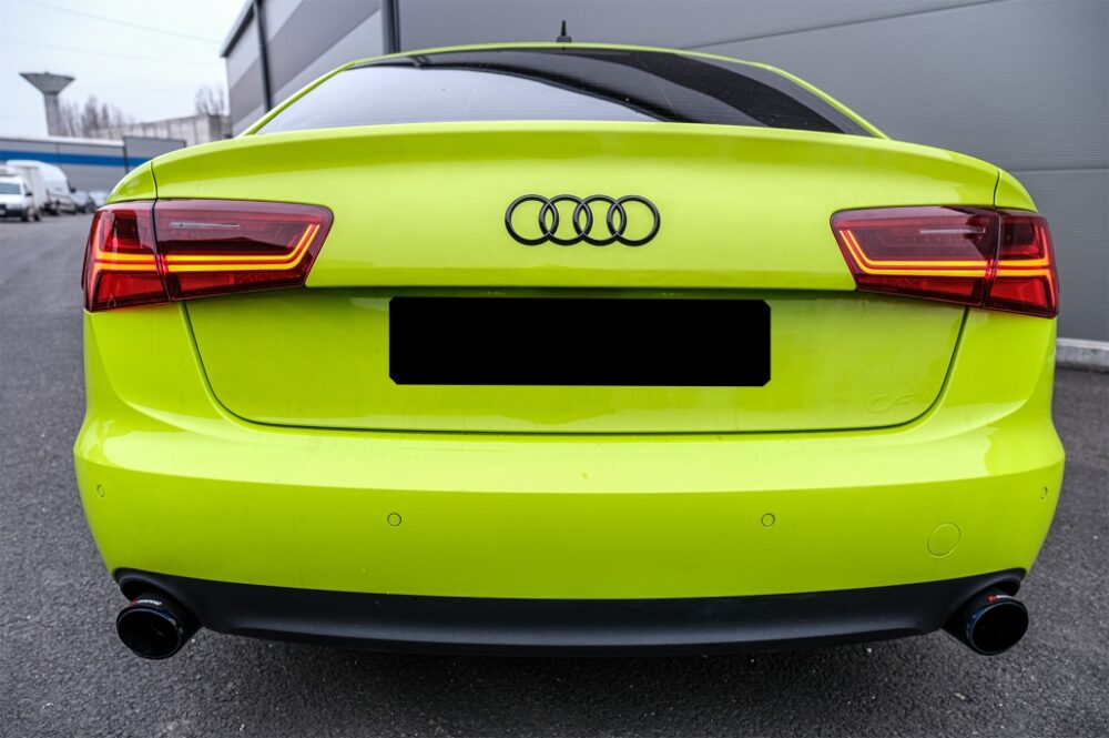 Galiniai LED žibintai Audi A6 4G C7 Sedanui (2011-2014) Raudoni (Konversijai į FL) - Image 8