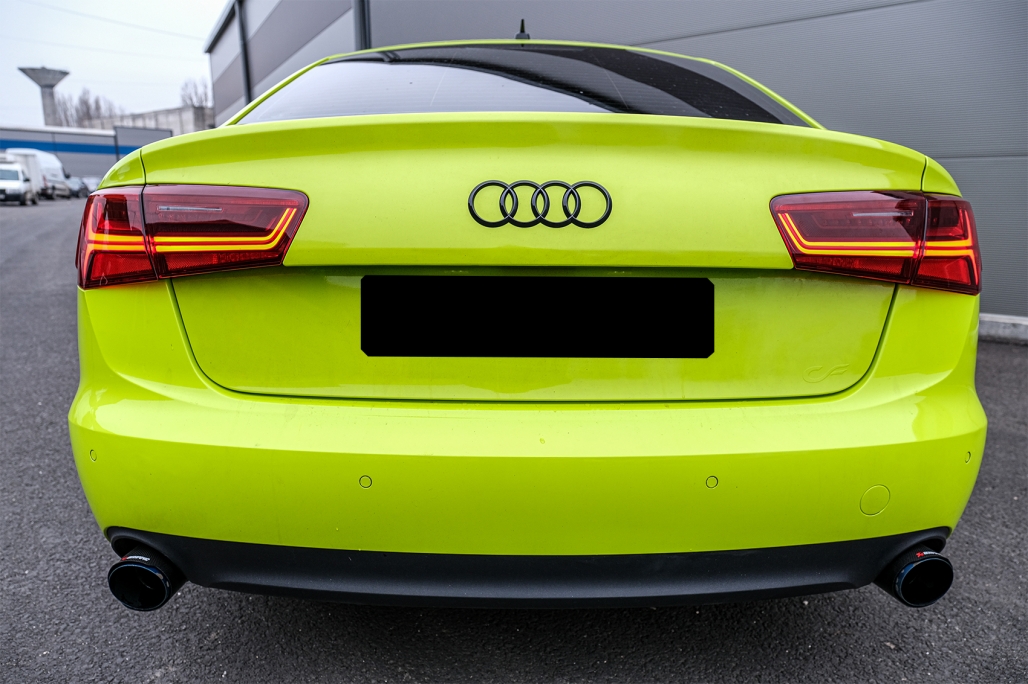 Galiniai LED žibintai Audi A6 4G C7 Sedanui (2011-2014) Raudoni (Konversijai į FL) - Image 8