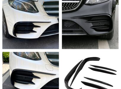 Priekinio bamperio papildomos apdailos Mercedes-Benz E-CLASS W213 / A238 E-CLASS AMG LINE Carbon imitacija