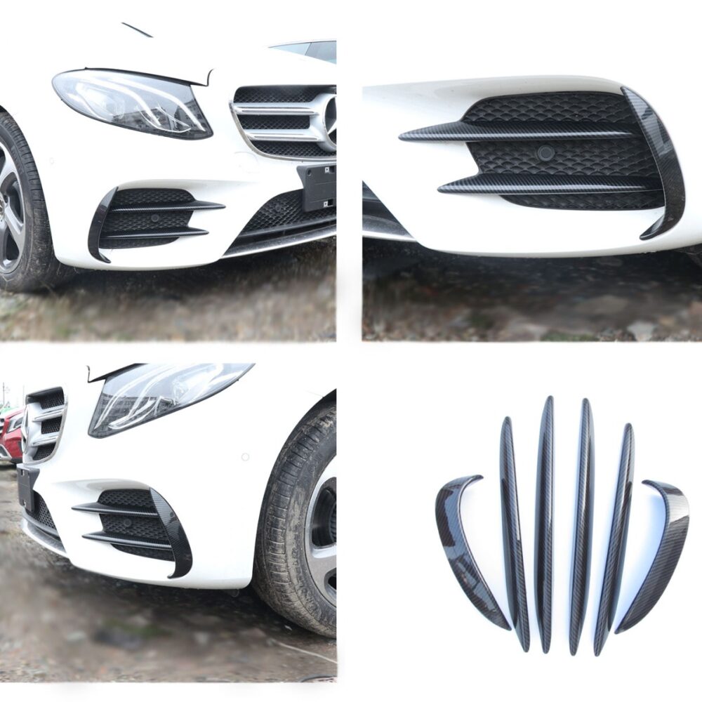 FITS FOR MERCEDES W213 A238 E-CLASS AMG LINE (PRE-FACELIFT) AERO FLAPS + FINSAERO FLAPS + FINS FITS FOR MERCEDES W213 C238 A238 E-CLASS AMG LINE (PRE-FACELIFT)New and originally packedAbsolutely high-quality workmanship and very preciseMade of electroplated plastic (ABS)