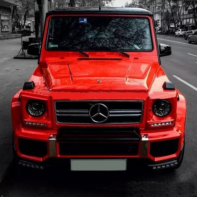 Bi-Xenon priekinių žibintų komplektas Mercedes G-Class W463 (2005-2017) (M Square Look) - Image 4