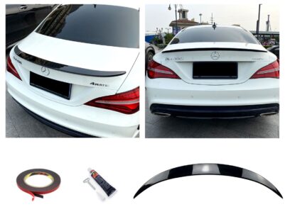 Bagažinės spoileris Mercedes Benz CLA / C117 Juodas blizgus