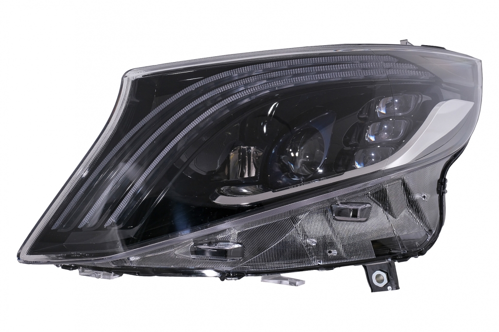 Mercedes V-Class Full LED priekinių žibintų komplektas W447 Juodos - Image 2