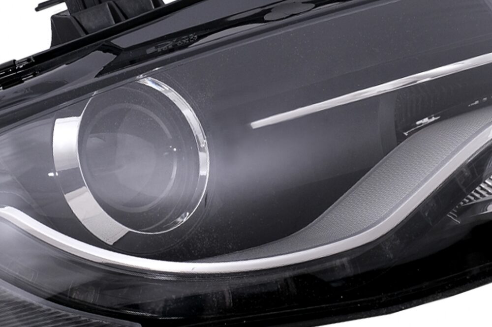 Xenon priekinių žibintų komplektas Audi A4 B8 8K (2009-10.2011) Juodos - Image 3