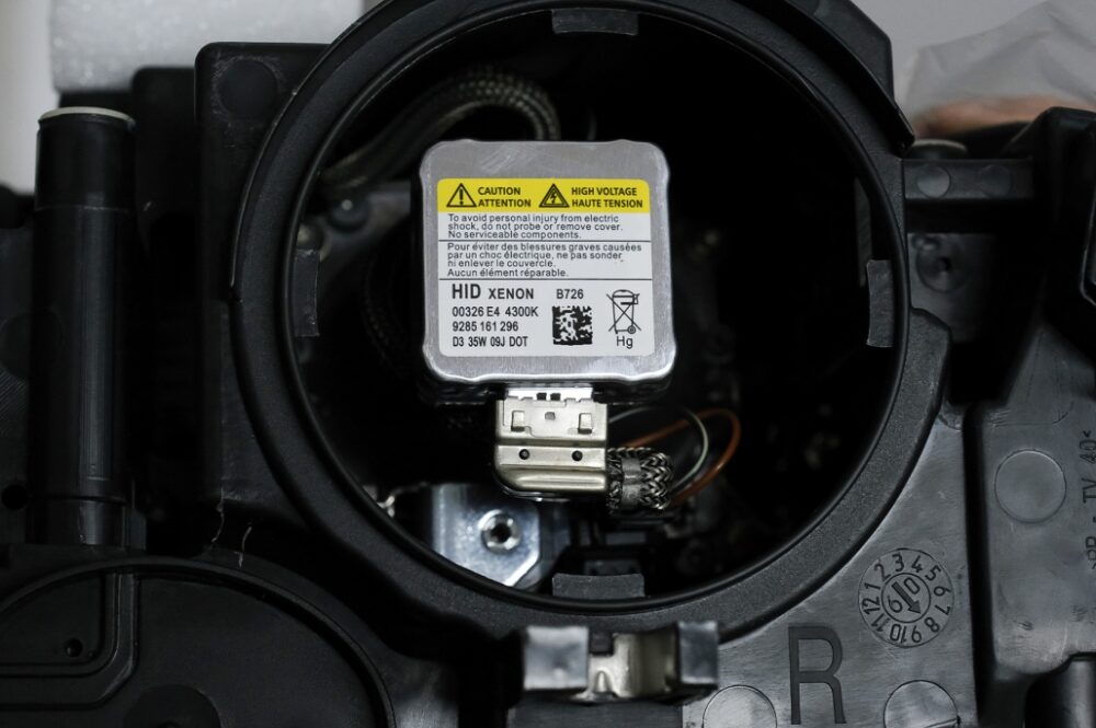 Xenon priekinių žibintų komplektas Audi A4 B8 8K (2009-10.2011) Juodos - Image 6