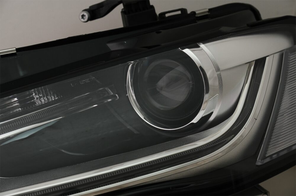 Xenon priekinių žibintų komplektas Audi A4 B8.5 Facelift (2012-2015) Juodos - Image 3