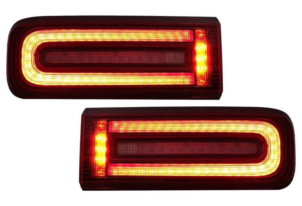 LED galiniai žibintai Mercedes G-Class W463 (2008-2017) Facelift 2018 dizaino
