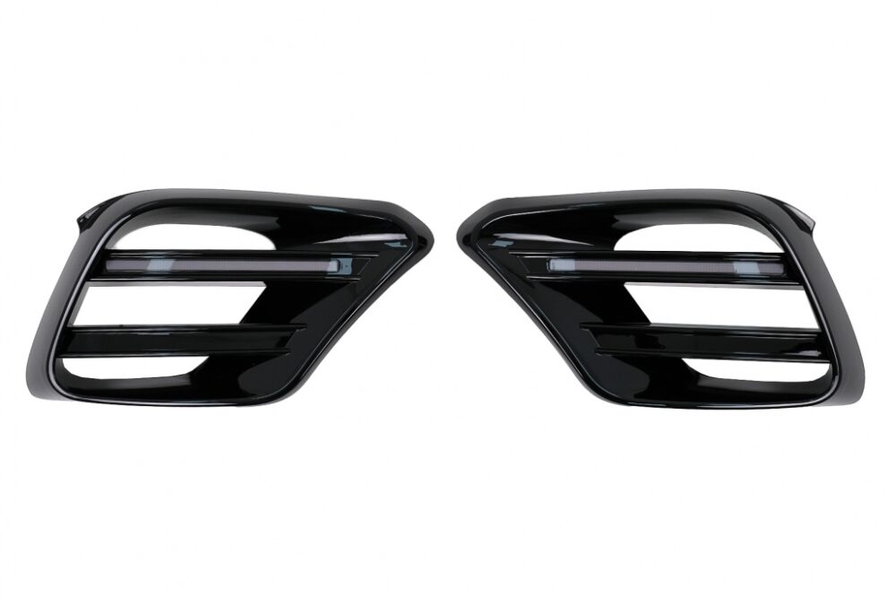 Aerodinaminis komplektas papildomų apdailų Mercedes S-Class W223 Sport Line Piano Black - Image 5