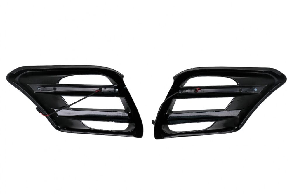 Aerodinaminis komplektas papildomų apdailų Mercedes S-Class W223 Sport Line Piano Black - Image 6