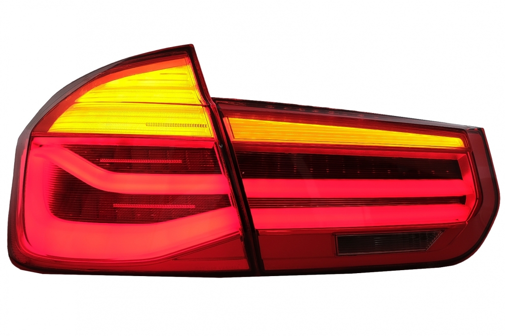 LED galiniai žibintai BMW 3 F30 Raudoni - Image 4