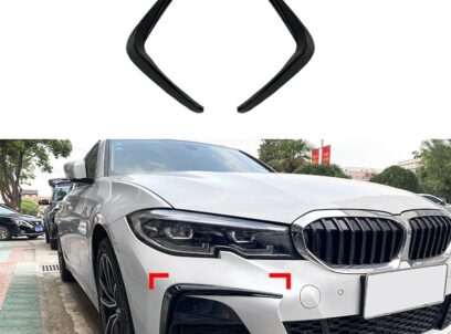 Priekinio bamperio papildomos apdailos BMW 3 Serijos G20 / G21 (pre-LCI) M-Sport bamperiui