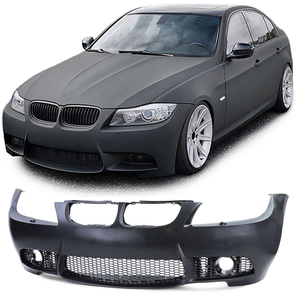 Priekinis M3 išvaizdos bamperis BMW 3 Serijos E90 / E91 (Pre-LCI)