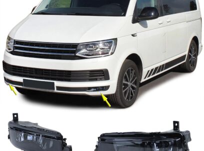 Priešrūkiniai žibintai tamsintais stiklais skirti VW Transporter/Multivan T6