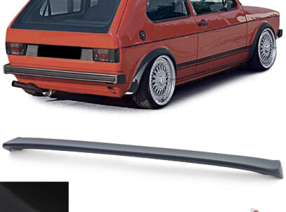 Galinio dangčio spoileris skirtas VW Golf 1 / GTI (Juodas matinis)