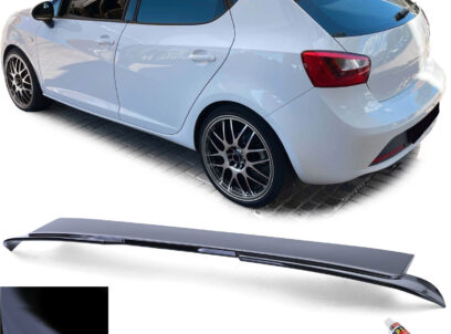 Galinio dangčio spoileris skirtas Seat Ibiza 6J 6P (08-17) Juodas blizgus