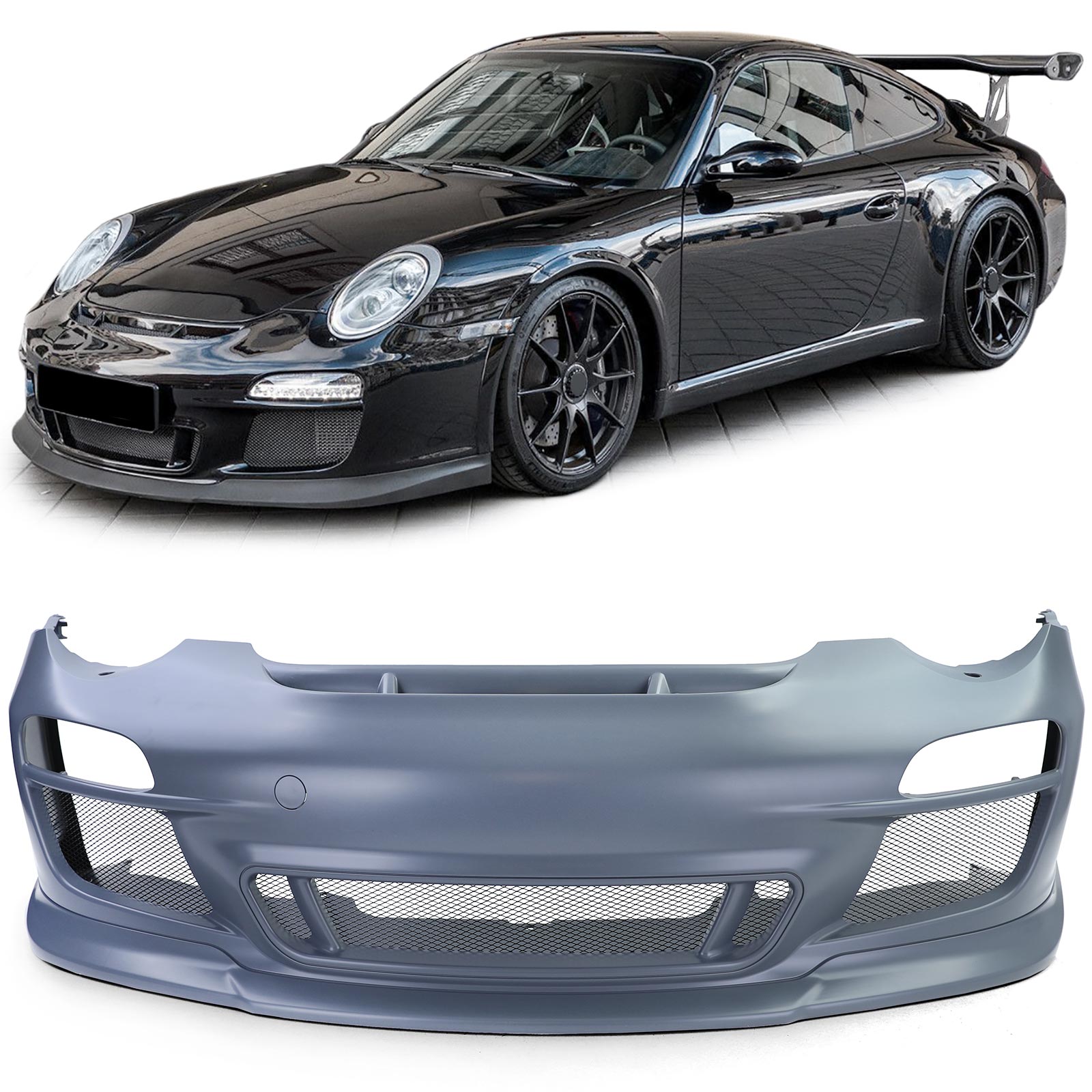 GT3 Priekinis bamperis skirtas Porsche 911 997.2 08-12