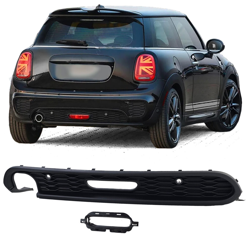 JCW galinio bamperio difuzorius skirtas Mini Cooper One D F55 / F56 / F57 (14-20)