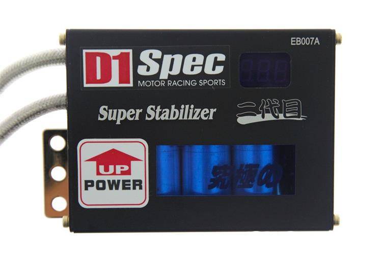 Įtampos stabilizatorius D1Spec su ekranu Juodas