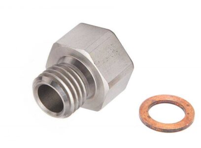 Slėgio ir alyvos temperatūros jutiklio adapteris TurboWorks 1/8 NPT, skirtas M12x1,5