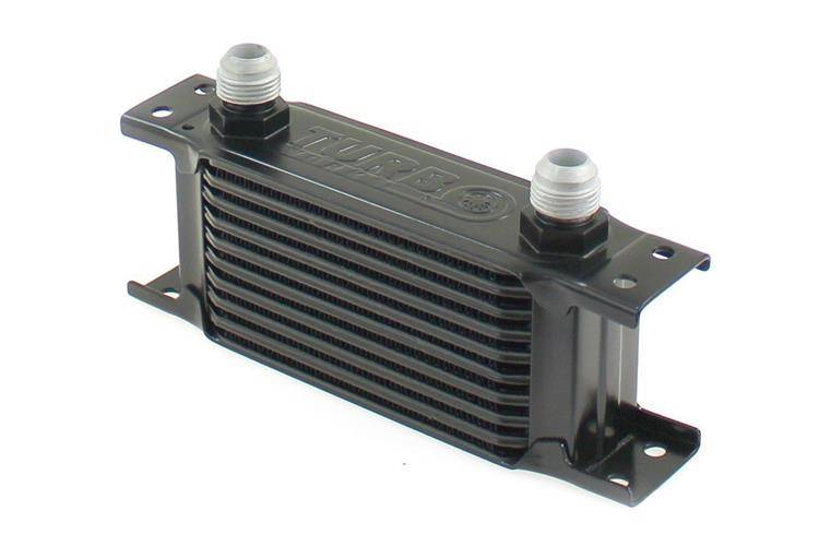 TurboWorks alyvos aušintuvas Slim Line 10 eilučių 140x75x50 AN8 juodas
