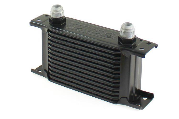 TurboWorks alyvos aušintuvas Slim Line 13 eilučių 140x100x50 AN8 juodas