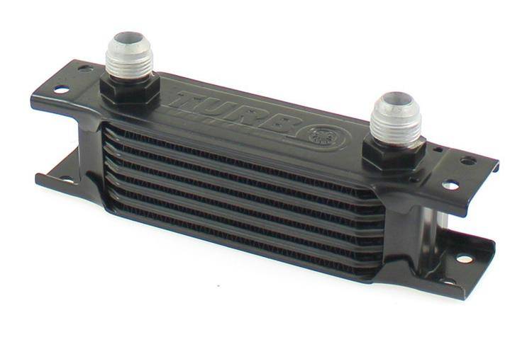 TurboWorks alyvos aušintuvas Slim Line 7 eilių 140x50x50 AN8 juodas