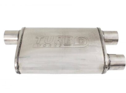 Galinis centrinis duslintuvas 63,5mm TurboWorks LT 304SS 355mm