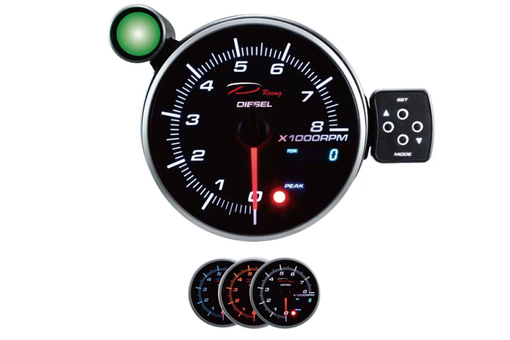 Depo Gauge PK DUAL 95mm - tachometrinis dyzelinas
