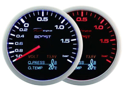 Depo matuoklis WA 4in1 60mm – turbo, voltas, alyvos presas, alyvos temperatūra