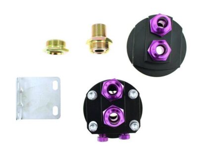 Turboworks Oil Relocation Kit AN8 Black