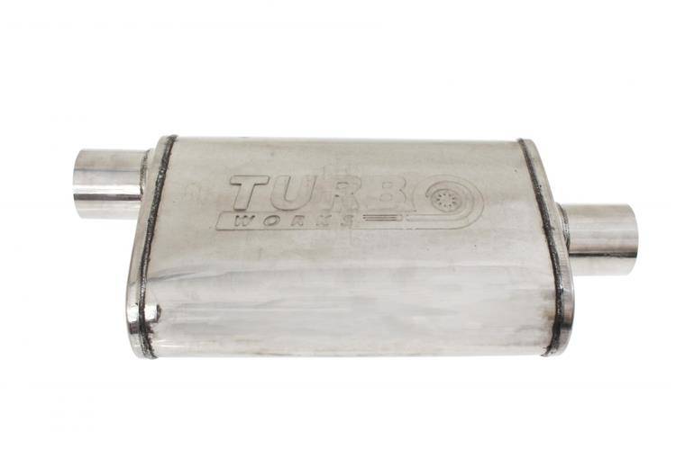 Centrinės kameros duslintuvas 57mm TurboWorks 304SS 355mm